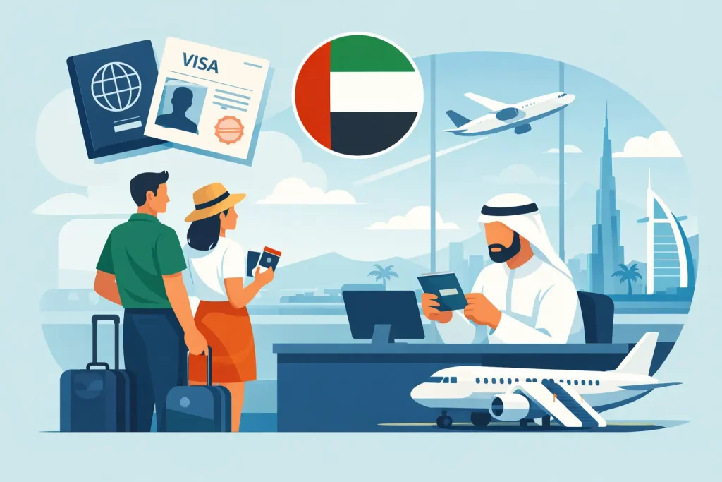 How Airport Visa Change Works in the UAE